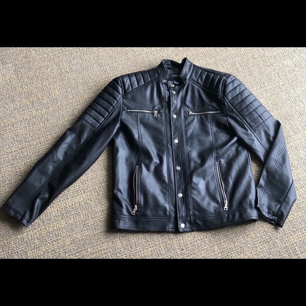 Large forever21 moto jacket